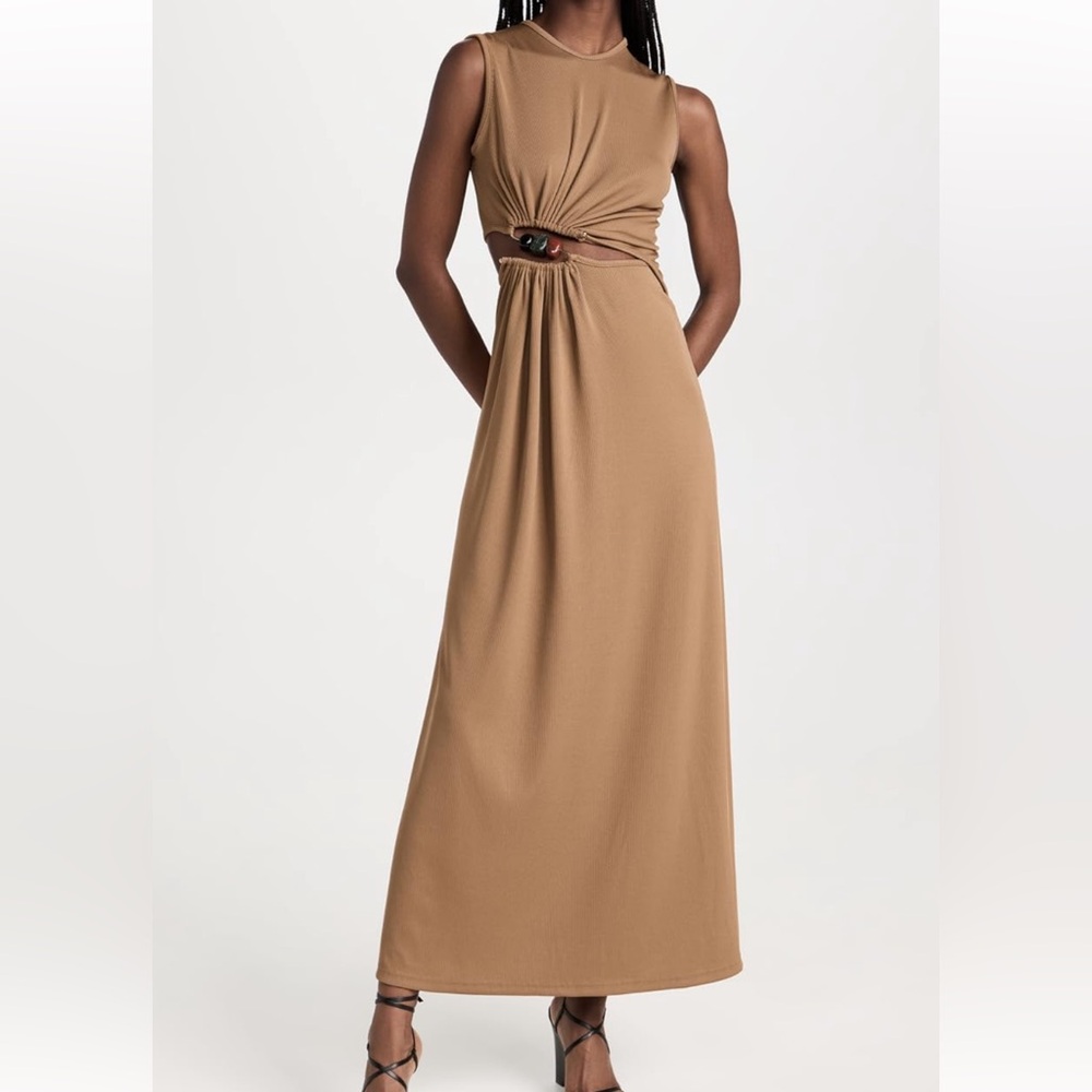 Christopher Esber Brown Maxi dress